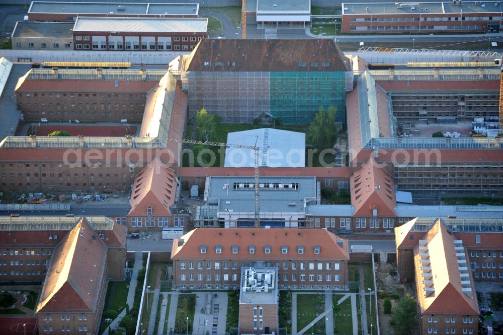 Aerial image Brandenburg an der Havel - View on the Prison in Brandenburg an der Havel in the state Brandenburg