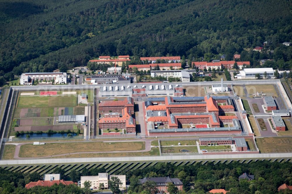 Aerial image Brandenburg an der Havel - View on the Prison in Brandenburg an der Havel in the state Brandenburg