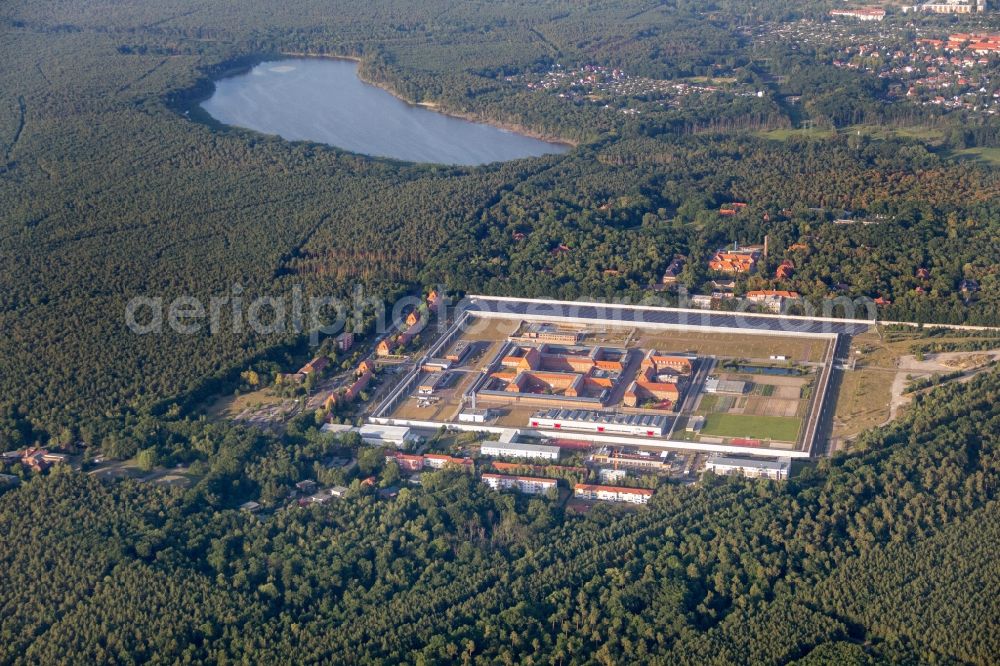 Brandenburg an der Havel from above - View on the Prison in Brandenburg an der Havel in the state Brandenburg