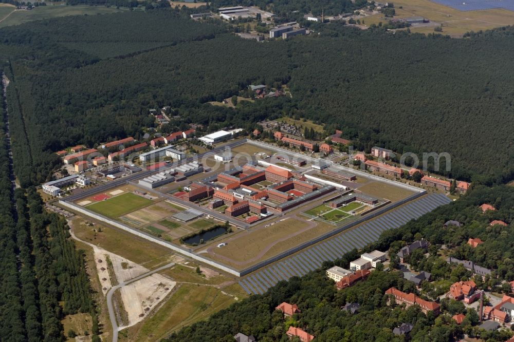 Aerial photograph Brandenburg an der Havel - View on the Prison in Brandenburg an der Havel in the state Brandenburg