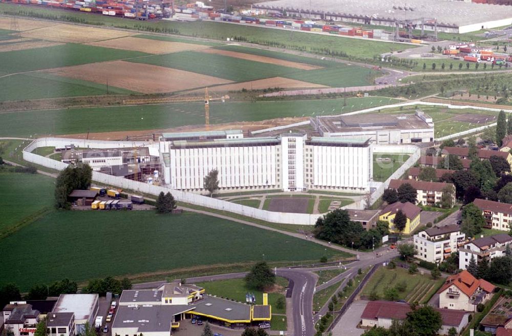 Stuttgart from the bird's eye view: JVA Stuttgart 24.05.03