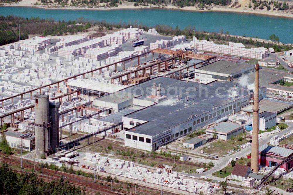 Aerial photograph Finsterwalde - 04.05.1995 Kalksandsteinwerk bei Finsterwalde