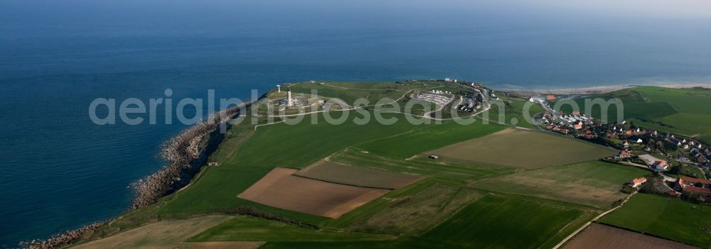 Aerial photograph Lille - French coast of the channel Cap Le Gris Nez in Lille in Nord-Pas-de-Calais Picardy, France