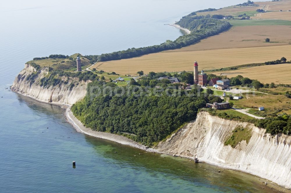 Aerial photograph Putgarten - Kap Arkona near Putgarten on Ruegen Island in the state Mecklenburg - Western Pomerania