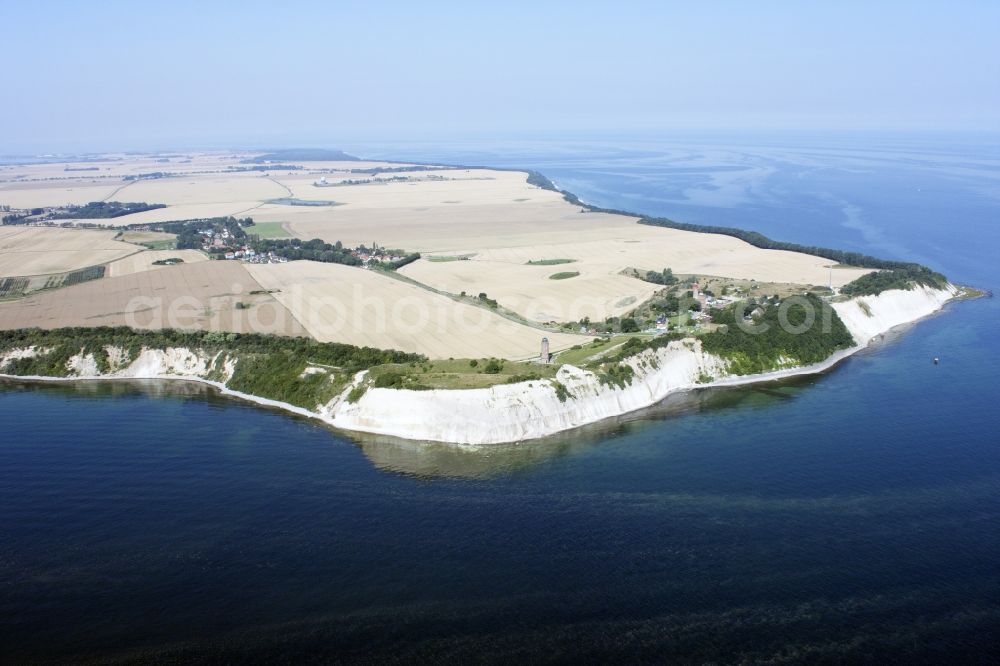 Putgarten from above - Kap Arkona near Putgarten on Ruegen Island in the state Mecklenburg - Western Pomerania