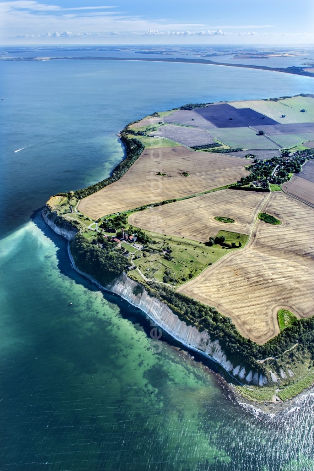 Aerial image Putgarten - Kap Arkona near Putgarten on Ruegen Island in the state Mecklenburg - Western Pomerania