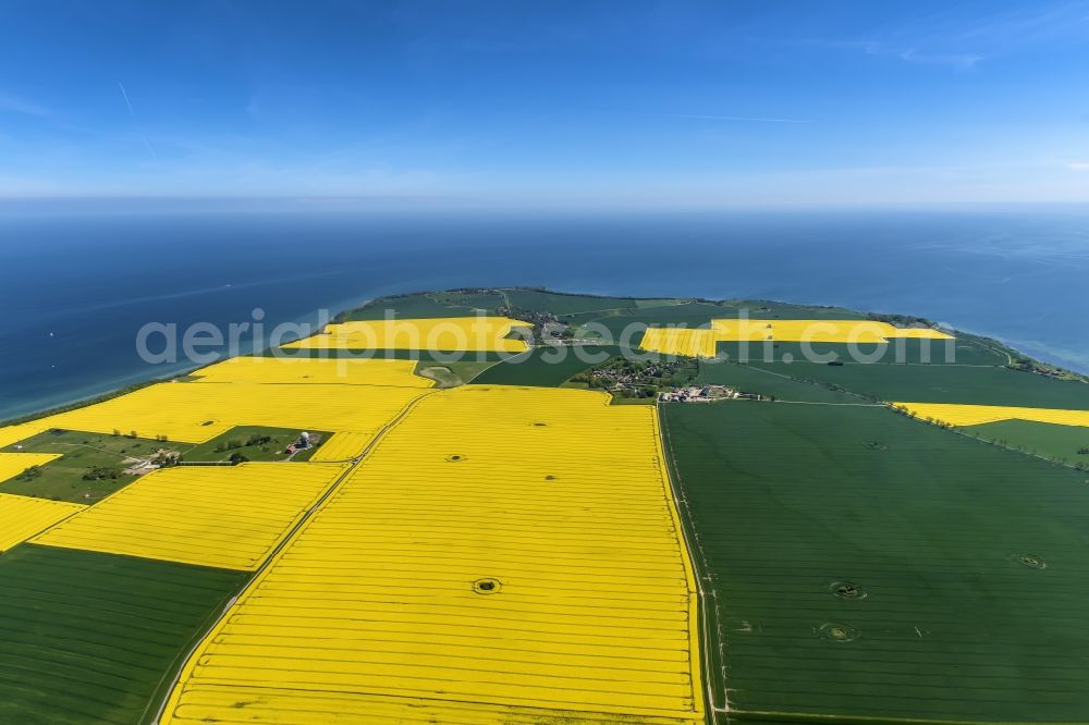 Aerial photograph Putgarten - Kap Arkona near Putgarten on Ruegen Island in the state Mecklenburg - Western Pomerania