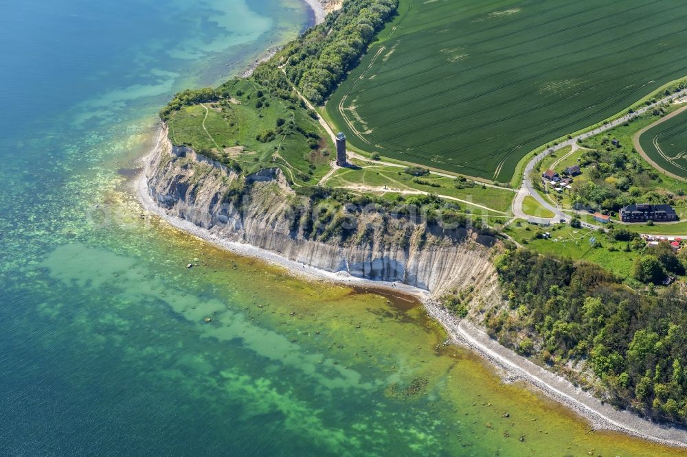 Putgarten from above - Kap Arkona near Putgarten on Ruegen Island in the state Mecklenburg - Western Pomerania