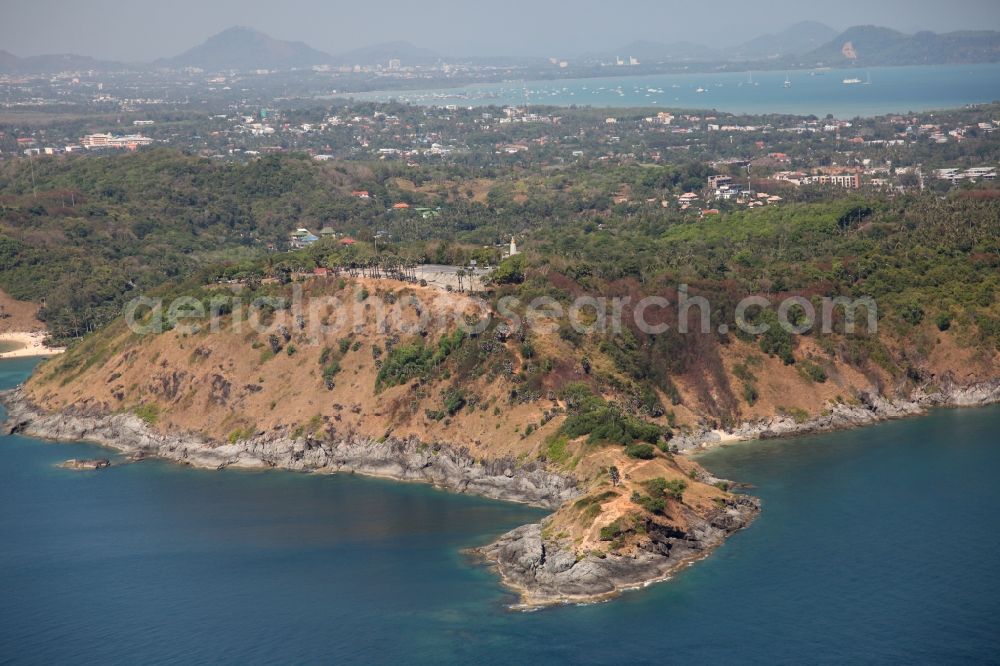 Aerial photograph Rawai - The Phrom Thep Cape south of the city Rawai on the island of Phuket Thailand is the southernmost point of the island