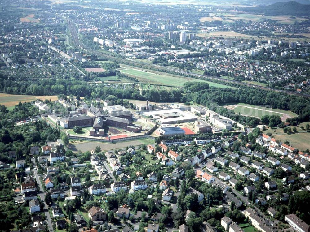 Aerial image Kassel / Hessen - Kasseler Justizvollzugsanstalt