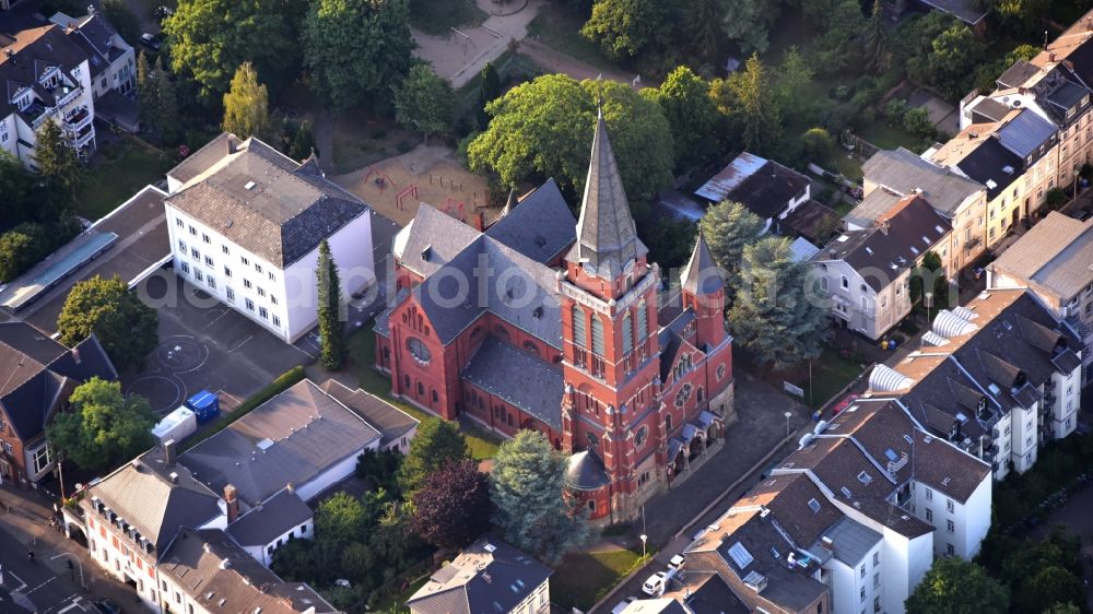 Aerial photograph Bonn - Catholic parish church of St. Sebastian in Poppelsdorf in the state North Rhine-Westphalia, Germany