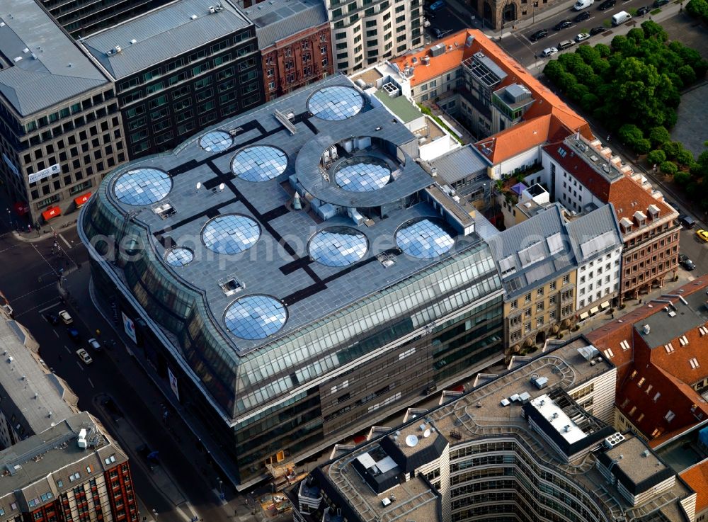 Berlin from above - Department store Galeries Lafayette Berlin Friedrichstrasse in Berlin Mitte