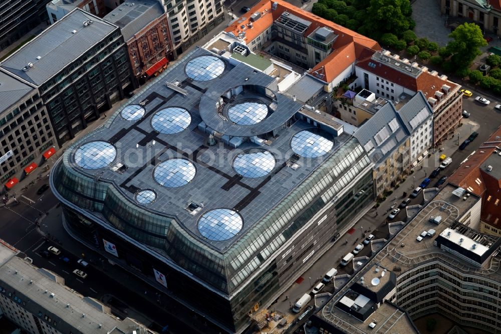 Aerial image Berlin - Department store Galeries Lafayette Berlin Friedrichstrasse in Berlin Mitte