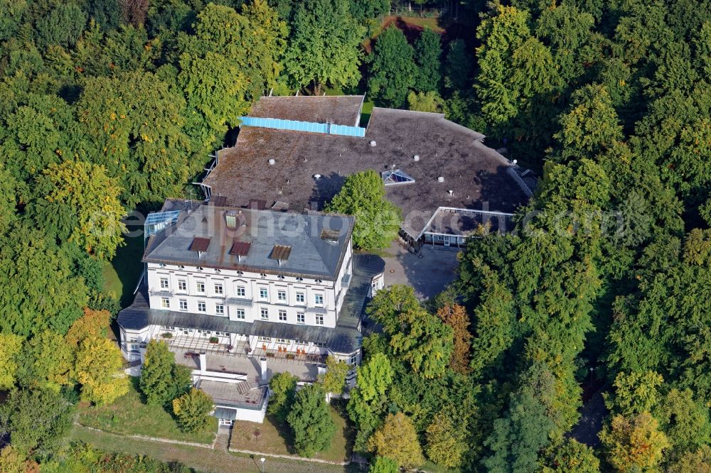 Berg from above - Hospital grounds of the Clinic Rottmannshoehe in Berg in the state Bavaria, Germany