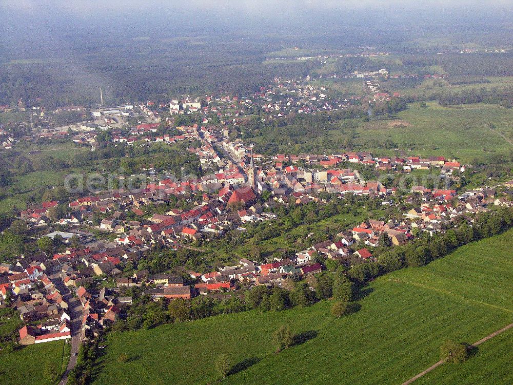 Wartenberg from above - Wartenberg in Sachsen-Anhalt mit Blick auf 06901 Wartenberg in Sachsen-Anhalt