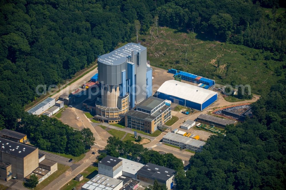 Aerial image Jülich - Nuclear research facility with experimental reactor at the Nuclear Research Centre Juelich in North Rhine-Westphalia