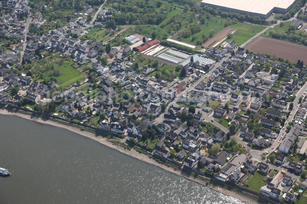 Aerial image Koblenz OT Kesselheim - Kesselheim, a district of Koblenz in Rhineland-Palatinate