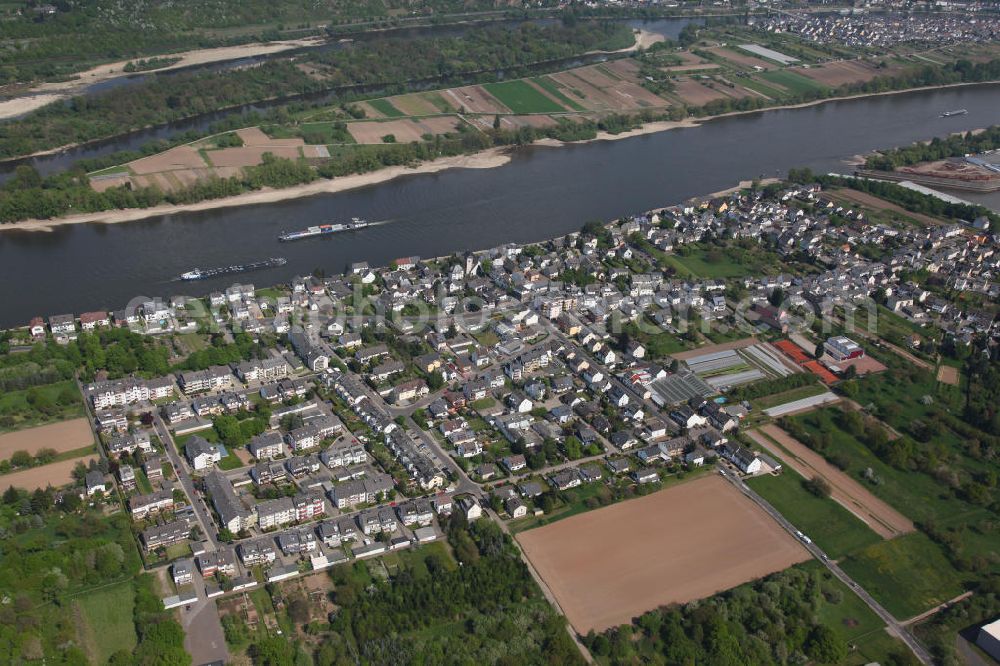 Koblenz OT Kesselheim from above - Kesselheim, a district of Koblenz in Rhineland-Palatinate