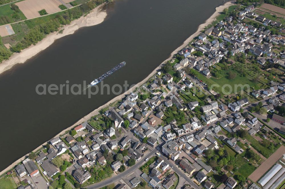 Koblenz OT Kesselheim from above - Kesselheim, a district of Koblenz in Rhineland-Palatinate