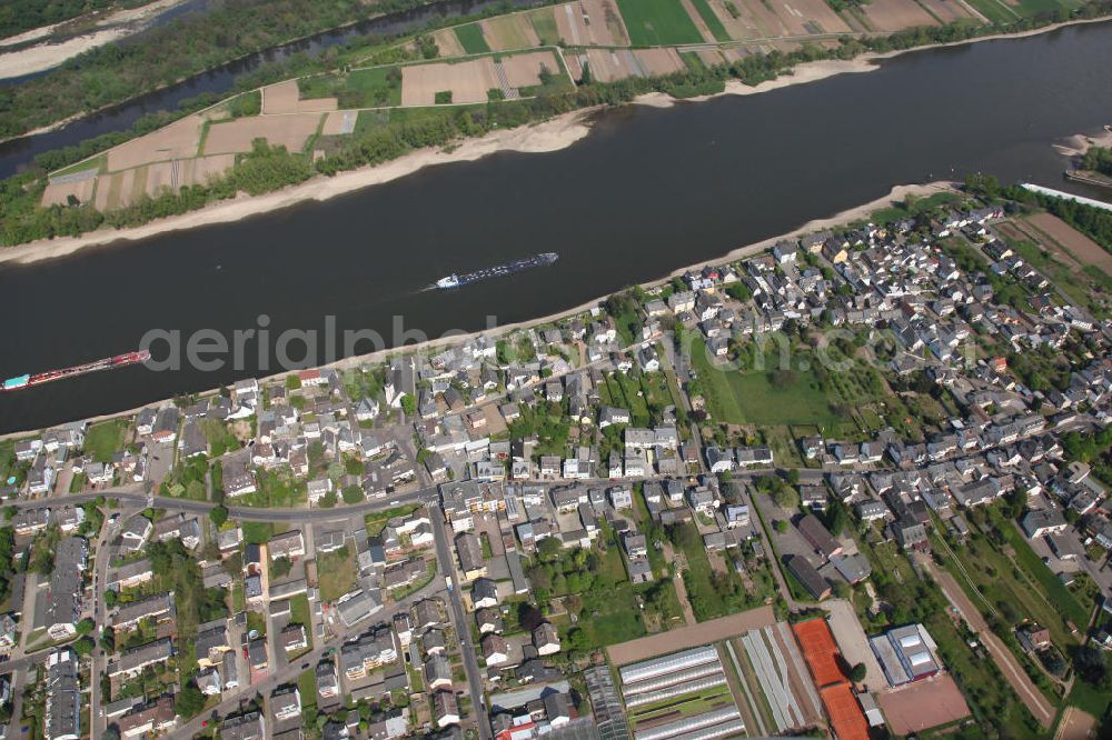 Aerial image Koblenz OT Kesselheim - Kesselheim, a district of Koblenz in Rhineland-Palatinate