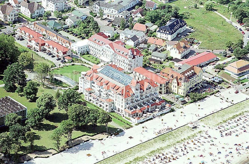 Aerial image Kühlungsborn / Mecklenburg Vorpommern - Kühlungsborn in Mecklenburg Vorpommern Hotelneubaukomplex Appartemnethaus Meeresblick Ostseeallee 45 18225 Ostseebad Kühlingsborn KONTAKT: Karin & Peter Kreye Kirchhofstr. 5A 212 55 Tostedt wochentags von 9:00 bis 16:00 Uhr Telefon: 040 358 99 14 Fax: 040 358 99 17 Mail: Pkreye@t-online.de ab 19:00 Uhr und am Wochenende Telefon: 04182 6822 Fax: 04182 291410 Mail: Pkreye@t-online.de