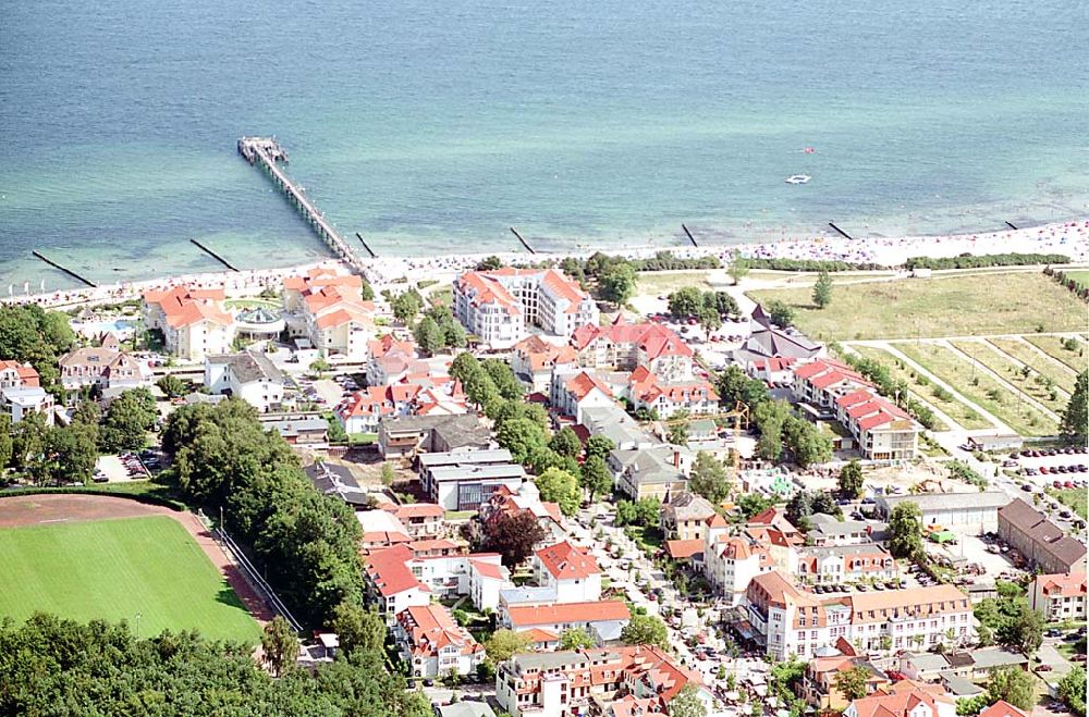 Aerial image Kühlungsborn / Mecklenburg Vorpommern - Kühlungsborn in Mecklenburg Vorpommern Ostseehotel Kühlungsborn Zur Seebrücke 1 D-18225 Ostseebad Kühlungsborn Tel.: 03 82 93 / 415-0 Fax: 03 82 93 / 415-555 Dir. Wolfgang Lindemann