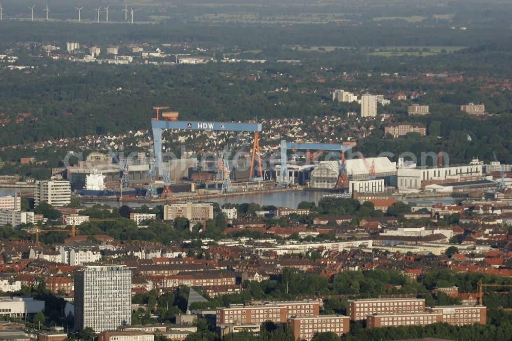 Kiel from above - Kiel in Schleswig-Holstein