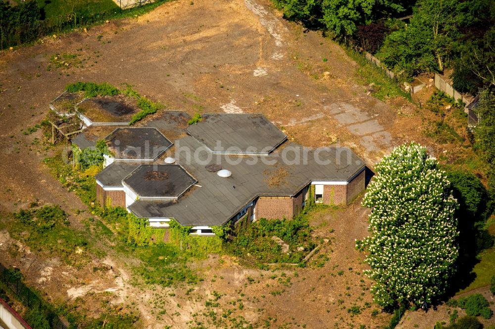 Hamm from the bird's eye view: Kindergarten of the hospital grounds St. Barbara-Klinik Hamm GmbH Standort St. Josef-Krankenhaus in destrict Bockum-Hoevel on Albert-Struck-Strasse in Hamm in the state North Rhine-Westphalia