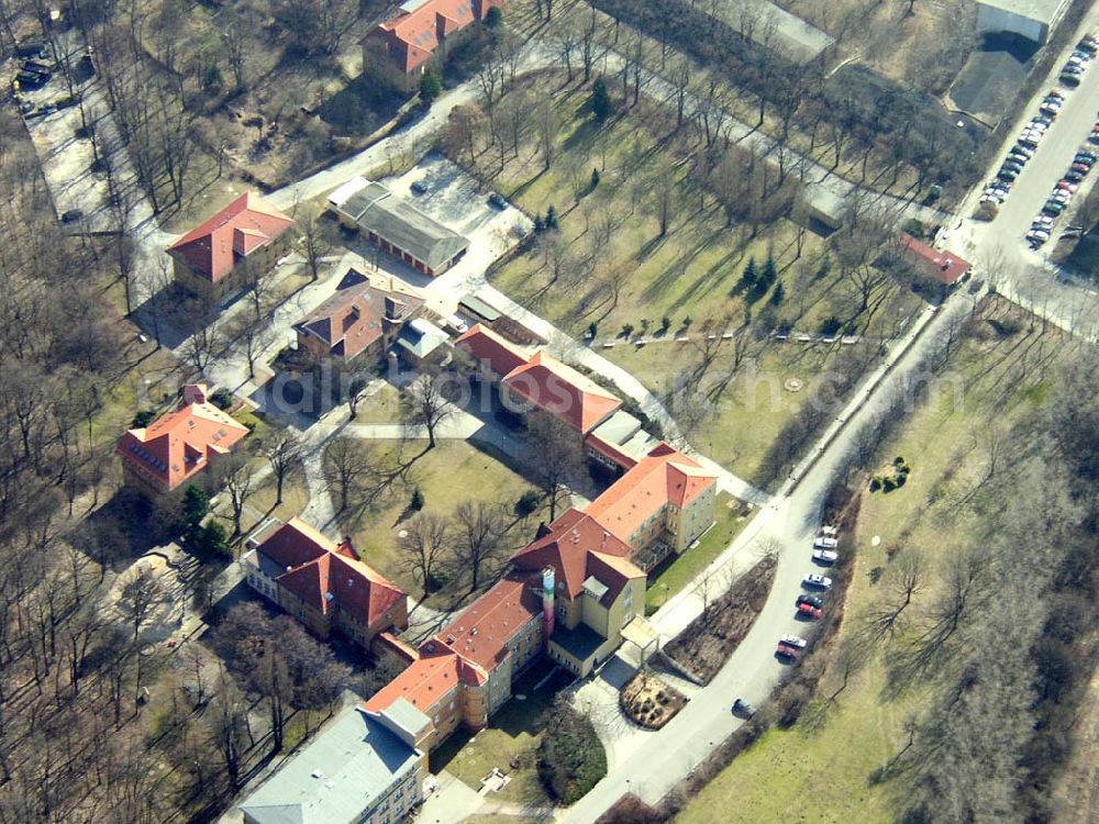 Aerial photograph Berlin - LICHTENBERG - Kinderklinik Lindenhof in Berlin-Lichtenberg. 16.03.03