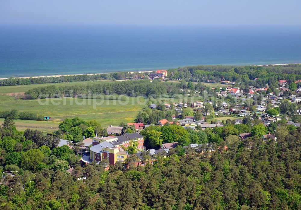 Aerial photograph Seeheilbad Graal-Müritz - View of the Childrens Hospital Tannenhof in Graal-Müritz in Mecklenburg Western Pomerania