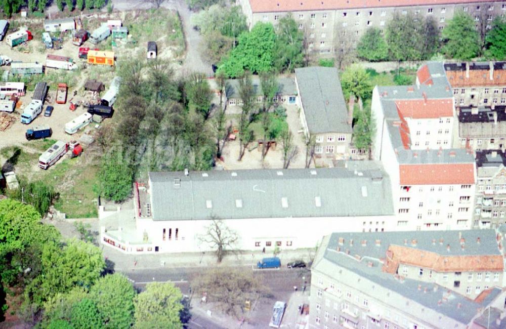 Aerial photograph Berlin-Friedrichshain - Kino am Friedrichshain.