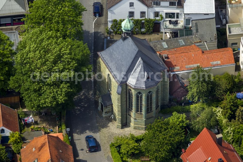 Aerial photograph Soest - Brunsteinkapelle church in Soest in North Rhine-Westphalia