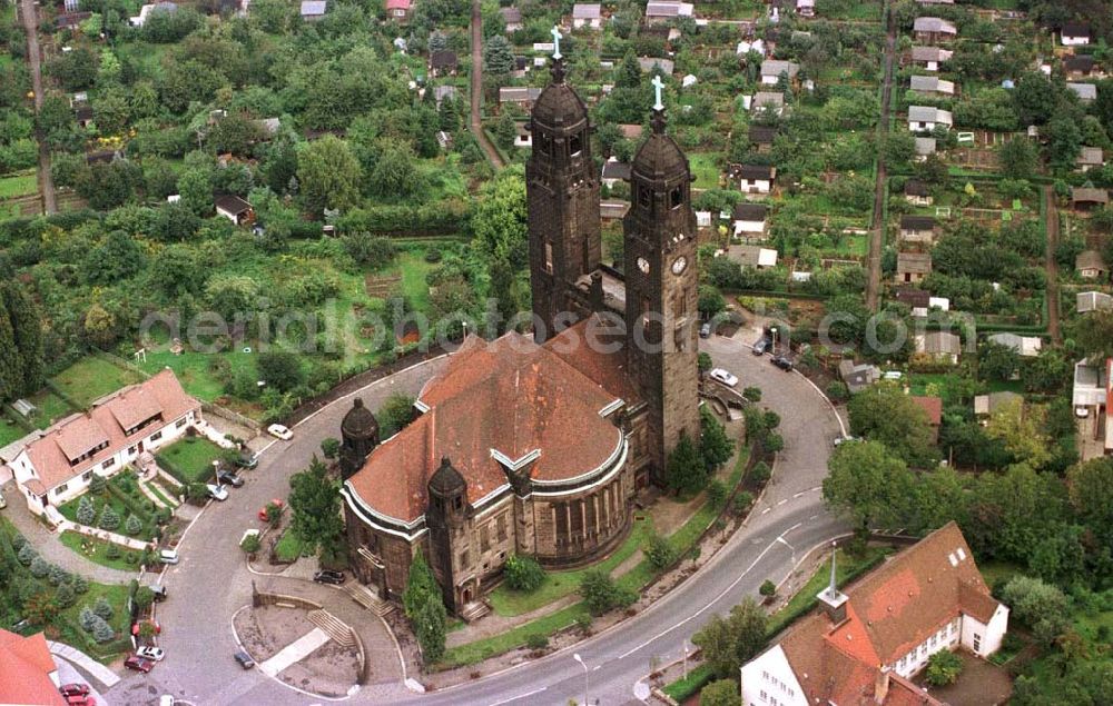 Dresden from the bird's eye view: Kirche Strehlen