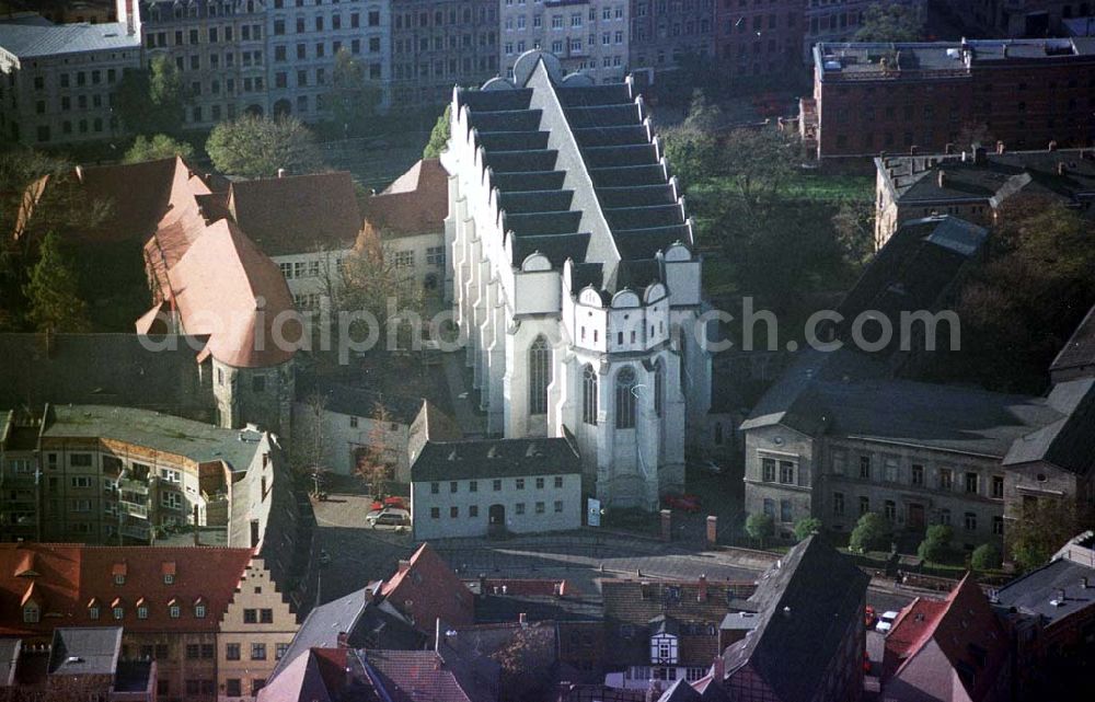 Halle / Saale from above - Kirchenbau in Halle an der Saale