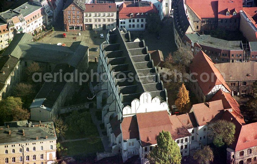 Aerial image Halle / Saale - Kirchenbau in Halle an der Saale