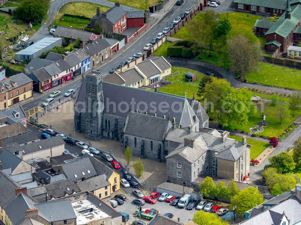 Aerial photograph Ennis - Church building Church of the Immaculate Conception in Ennis in Clare, Ireland