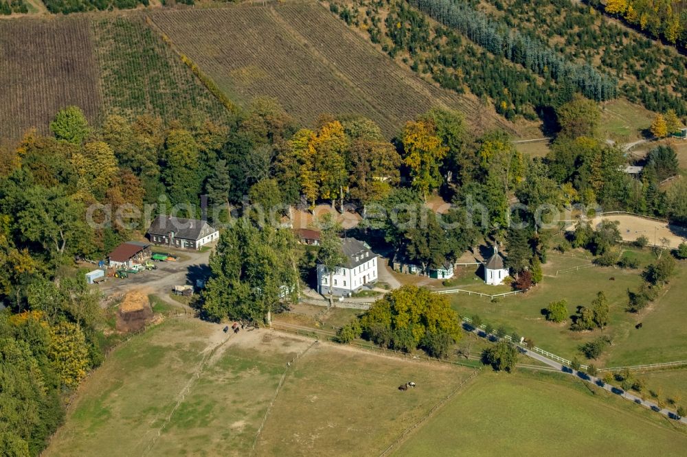 Bad Fredeberg from above - Churches building the chapel in Bad Fredeberg in the state North Rhine-Westphalia