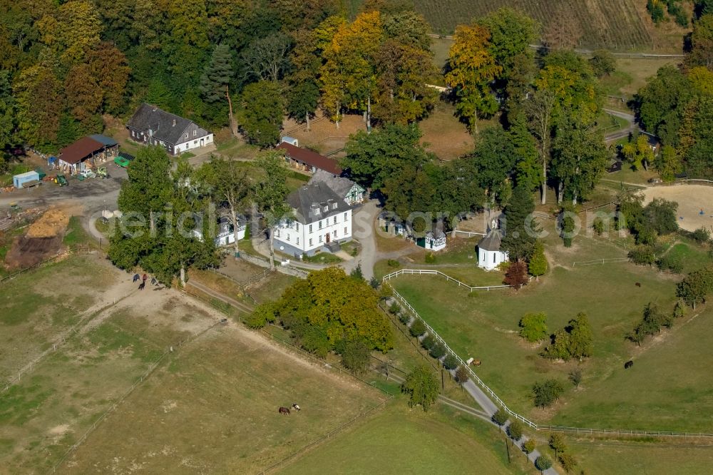 Aerial image Bad Fredeberg - Churches building the chapel in Bad Fredeberg in the state North Rhine-Westphalia