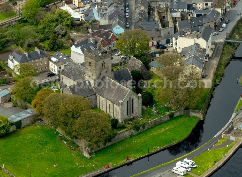 Killaloe from above - Church building in Killaloe in Clare, Ireland