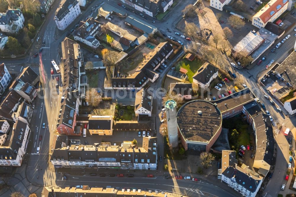 Aerial photograph Schwelm - Church building of Propstei St. Marien on Marienweg in Schwelm in the state North Rhine-Westphalia, Germany