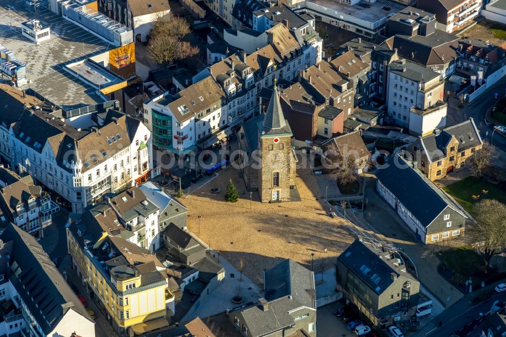 Velbert from the bird's eye view: Churches building in Velbert in the state North Rhine-Westphalia, Germany