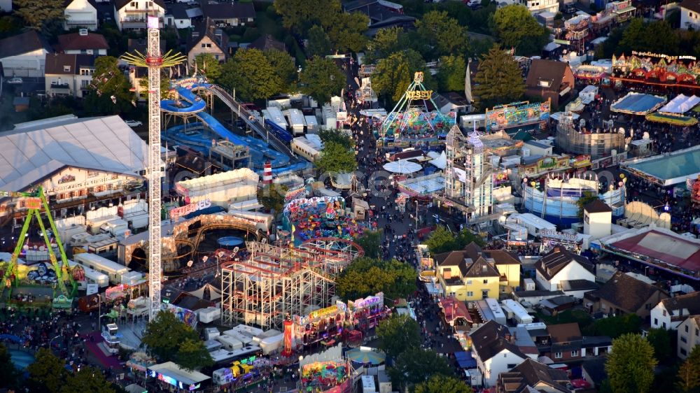 Aerial image Bonn - Fair - event location at festival on Markt in the district Puetzchen-Bechlinghoven in Bonn in the state North Rhine-Westphalia, Germany