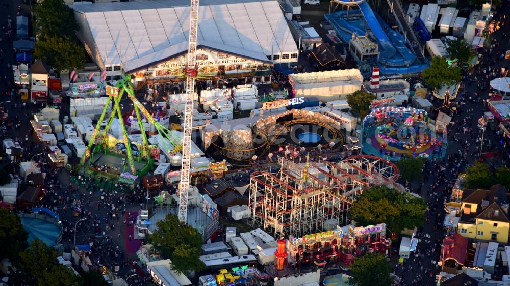 Aerial image Bonn - Fair - event location at festival on Markt in the district Puetzchen-Bechlinghoven in Bonn in the state North Rhine-Westphalia, Germany