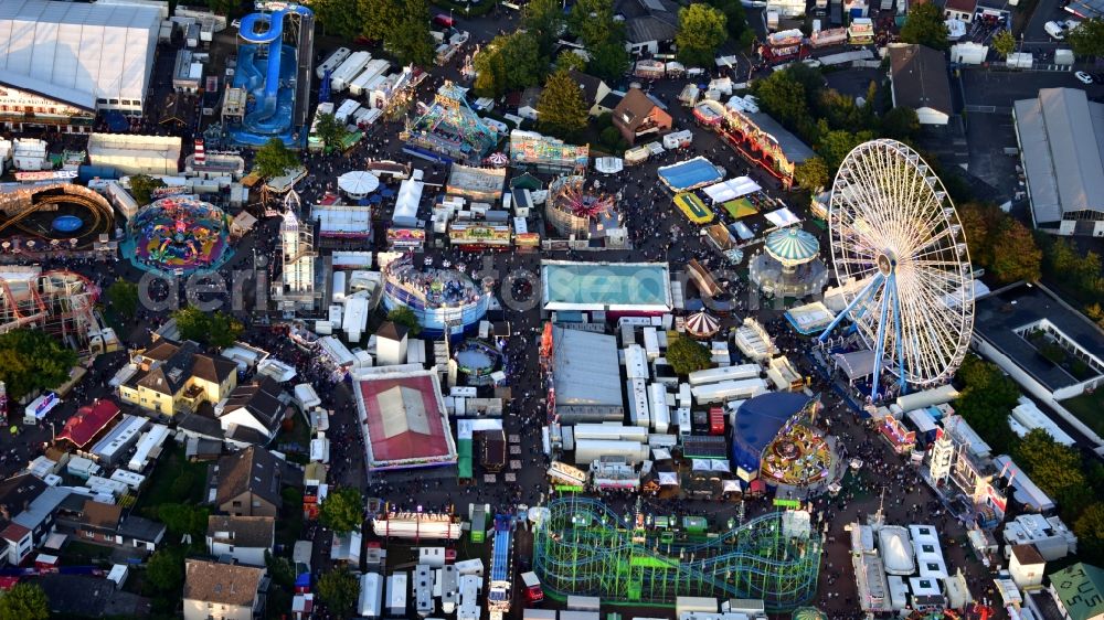 Aerial photograph Bonn - Fair - event location at festival on Markt in the district Puetzchen-Bechlinghoven in Bonn in the state North Rhine-Westphalia, Germany