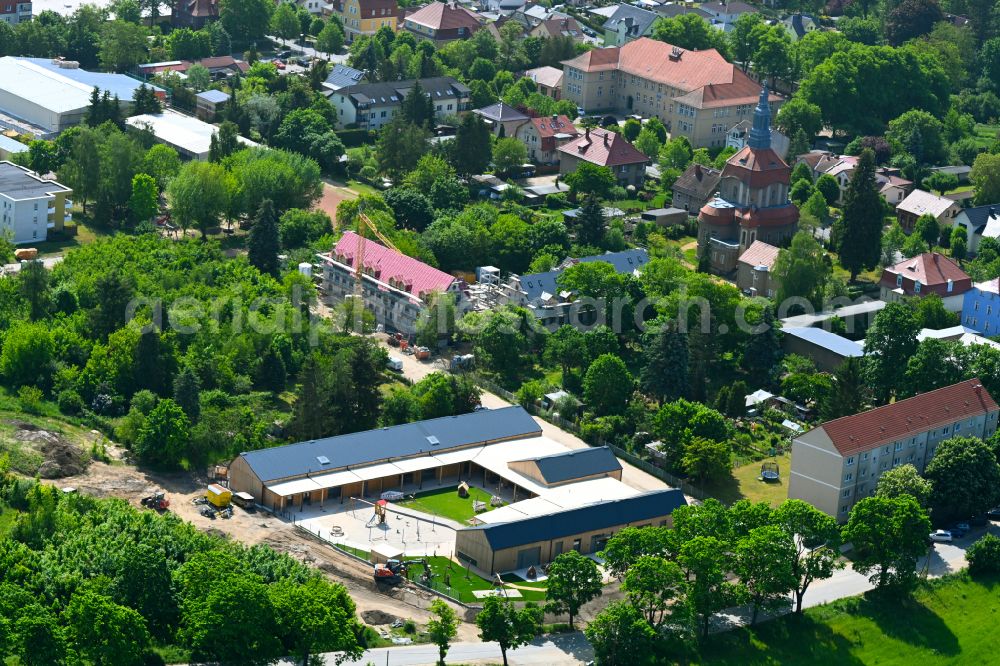 Aerial photograph Biesenthal - Kindergarten building and Nursery school in Biesenthal in the state Brandenburg, Germany