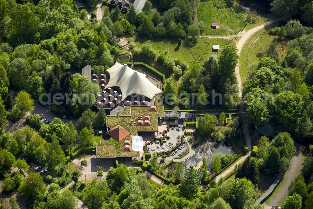 Aerial photograph Arnsberg - Klettergarten Wildwald in Arnsberg in the state North Rhine-Westphalia