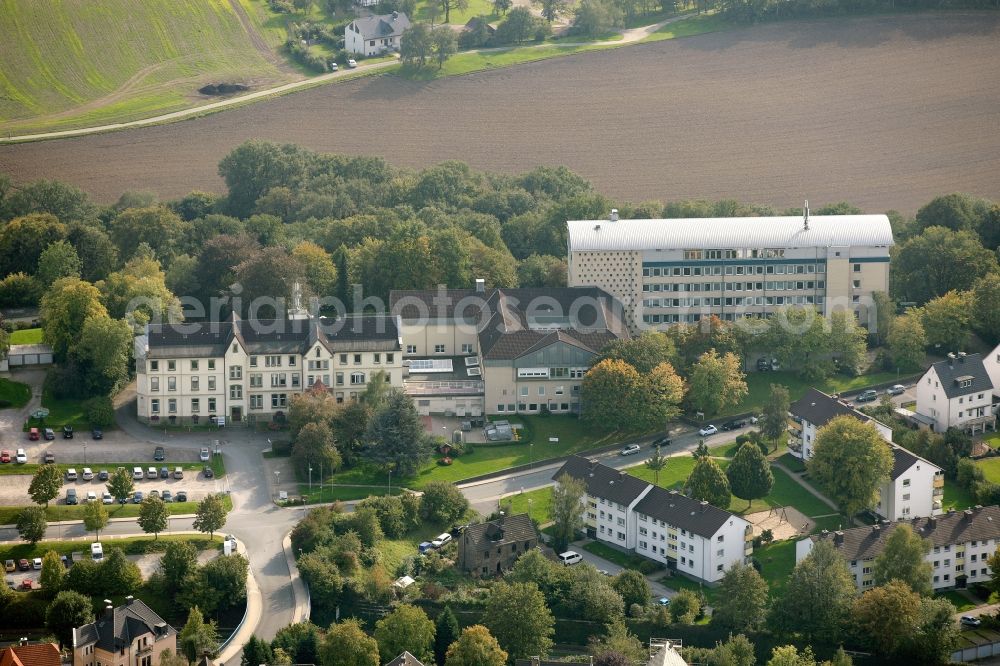 Hattingen from above - View of theclinic Blankenstein in Hattingen in the state North Rhine-Westphalia