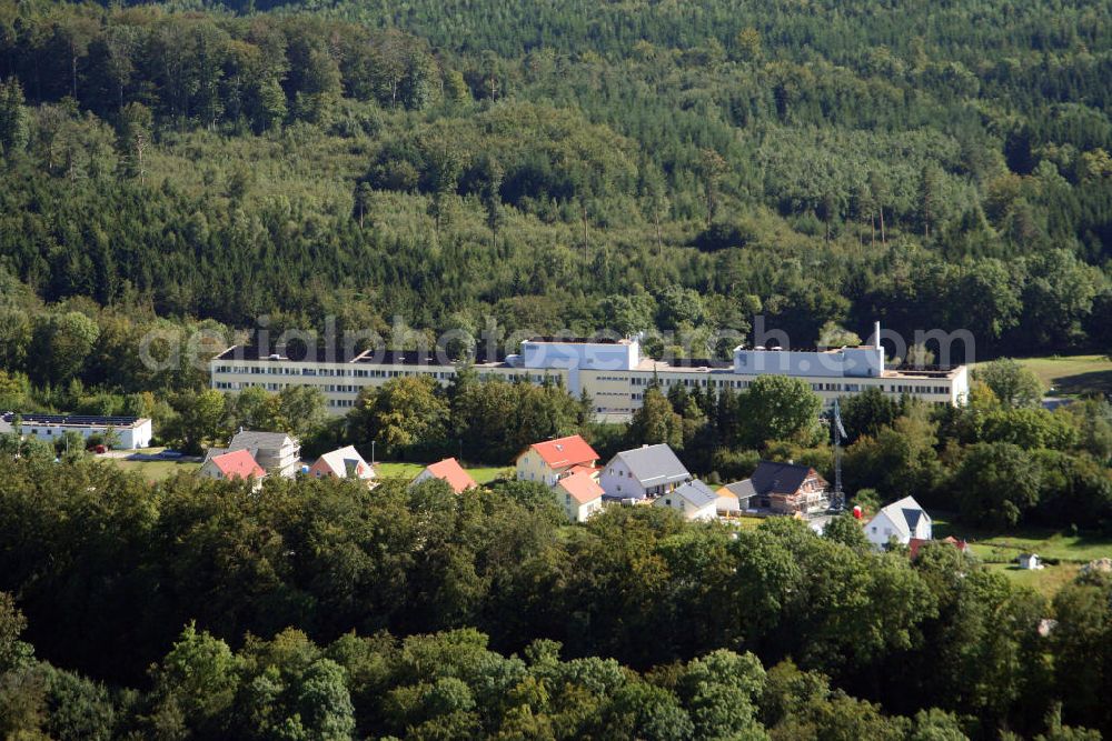 Löwenstein from above - Blick auf die Klinik Löwenstein. Kontakt: Klinik Löwenstein gGmbH, Geißhölzle 62, 74245 Löwenstein, Tel. +49 (0)7130 15 0, Fax +49 (0)7130 15 4311, email: info@klinik-loewenstein.de