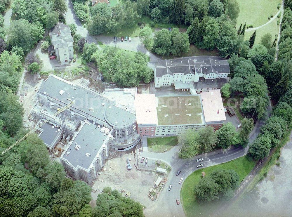 Aerial image Friedrichroda / Thür. - Klinikerweiterungsbau in Friedrichroda / Thür.