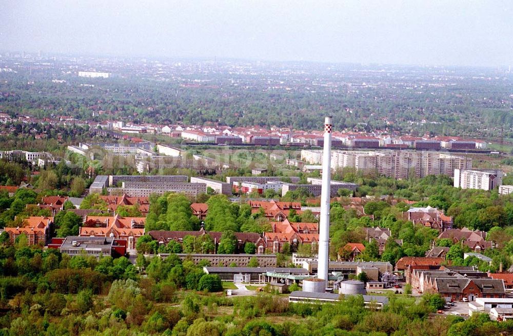 Berlin - Buch from the bird's eye view: Klinikgelände in Berlin - Buch. (HELIOS Kliniken AG).